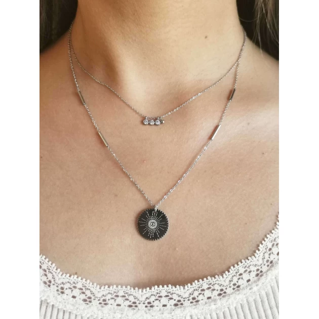 Collier Cassandre en acier - Zag Bijoux