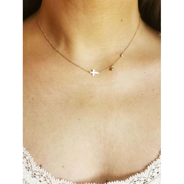 Mona gold necklace - Zag Bijoux