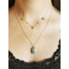 Collier Océane en quartz rose - Zag Bijoux