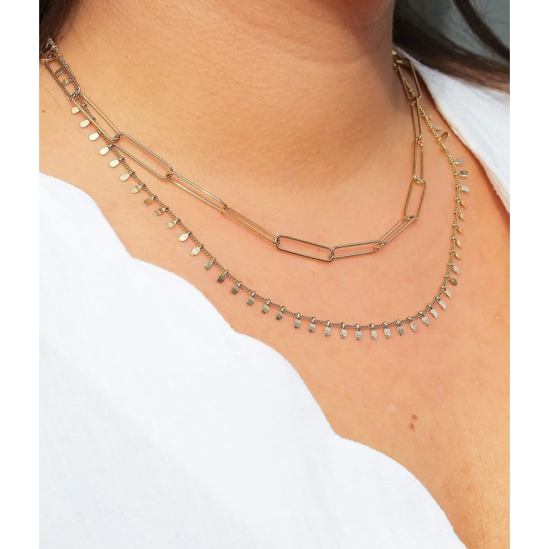 Collier Tyana en acier - Zag Bijoux