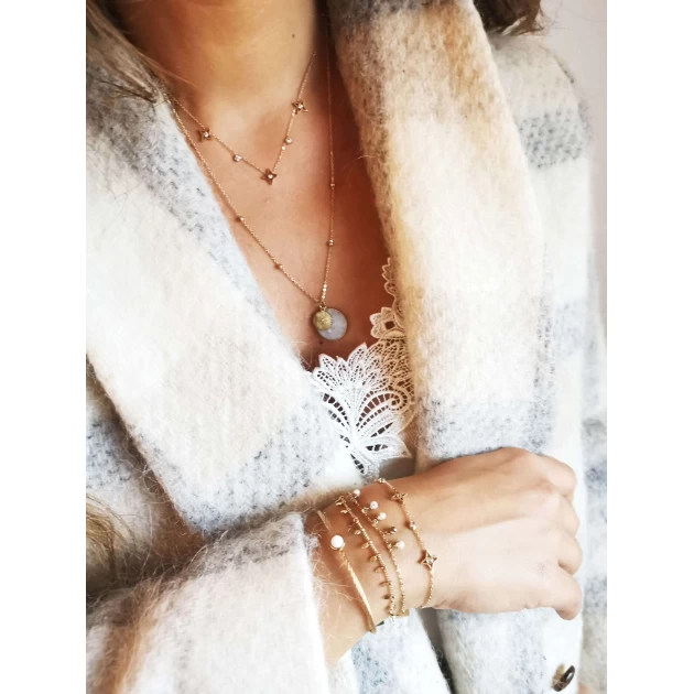 Bracelet Stella en acier or - Zag Bijoux