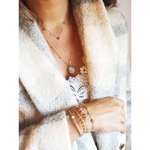 Bracelet Stella en acier or - Zag Bijoux