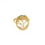 Tree of life gold ring - Zag Bijoux