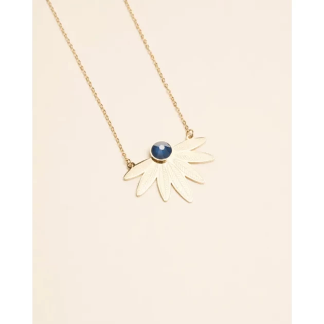 Arielle blue gold necklace...