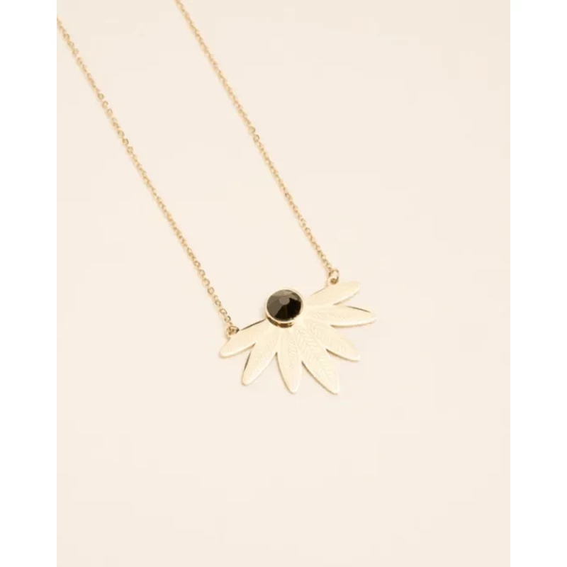 Arielle black gold necklace - Bohm Paris