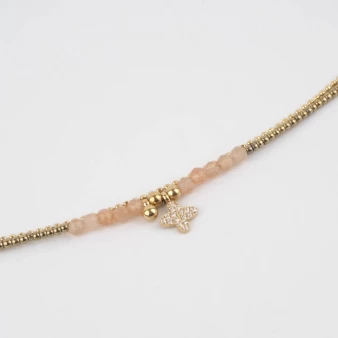 Kaleo nude pink gold bracelet - Zag Bijoux