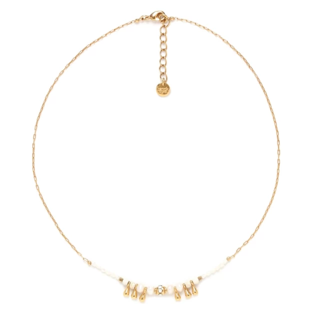 Abelha gold necklace -...