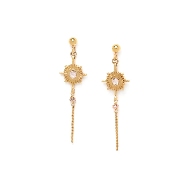 Celeste star gold earrings...