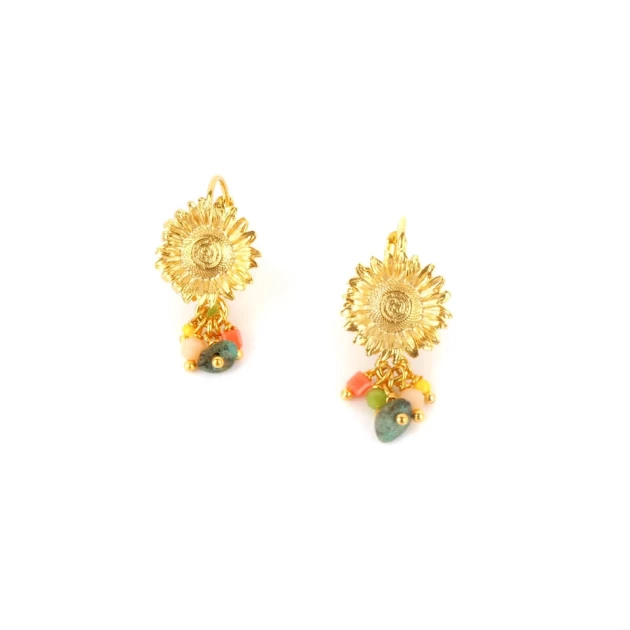 Felicie gold earrings -...