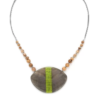 Mambe silver necklace -...