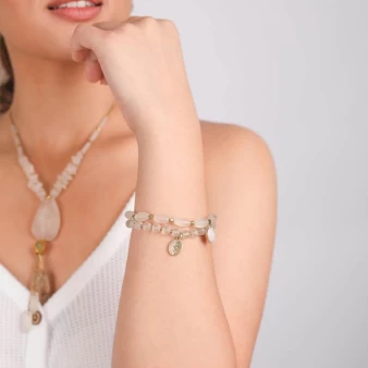 Bracelet olives ombre et lumière - Nature bijoux