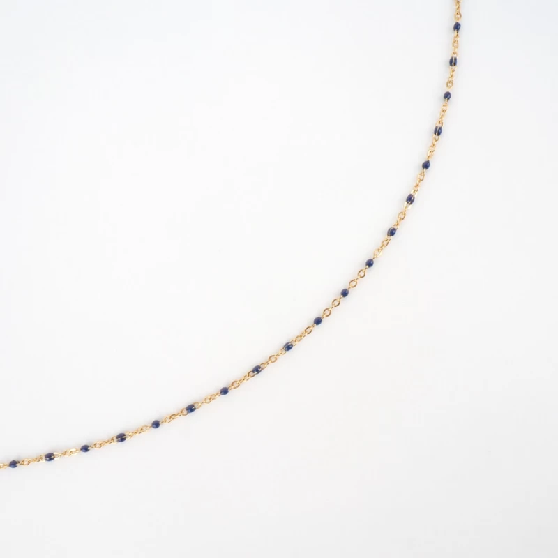 Blue Houston steel necklace - Anartxy