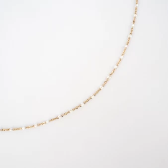 Houston white gold necklace - Anartxy