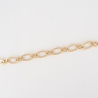 Bracelet Vogue en acier or jaune - Zag Bijoux
