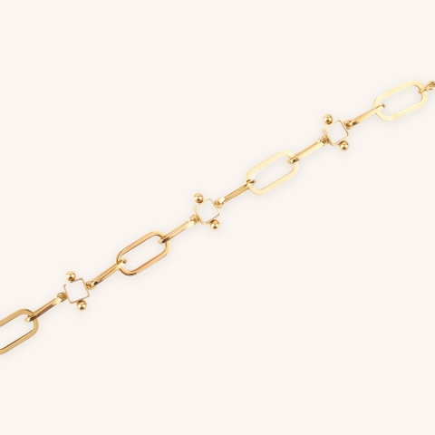 Bracelet Milady en acier or - Zag Bijoux