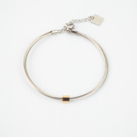 Bracelet jonc Rockie en acier - Zag Bijoux