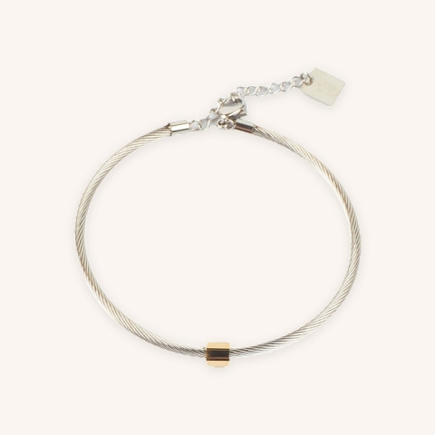 Rockie silver bangle bracelet - Zag Bijoux