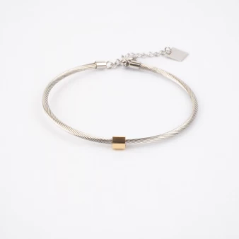 Rockie silver bangle bracelet - Zag Bijoux