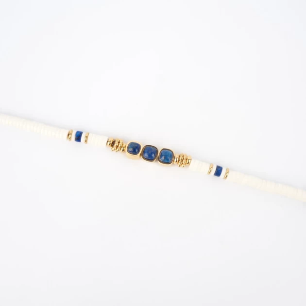 Lagon blue gold bracelet -...