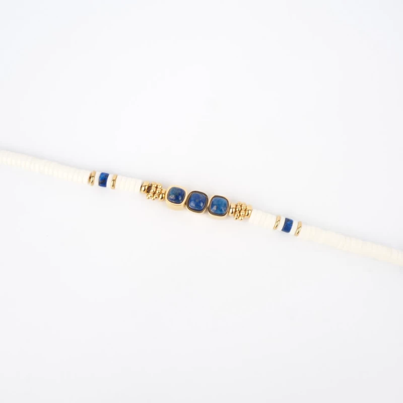 Lagon blue gold bracelet - Zag Bijoux