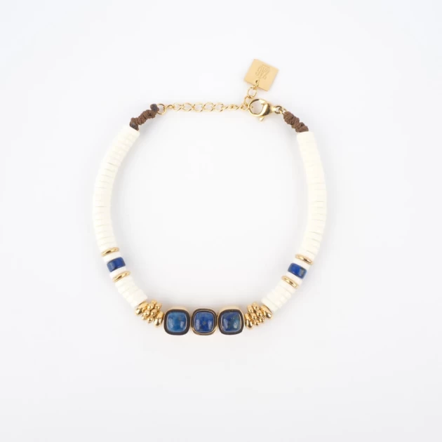Lagon blue gold bracelet -...