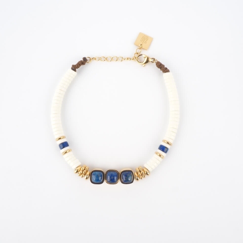 Bracelet Lagon en acier or - Zag Bijoux