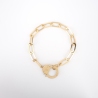 Bracelet Hook en acier or jaune - Zag Bijoux