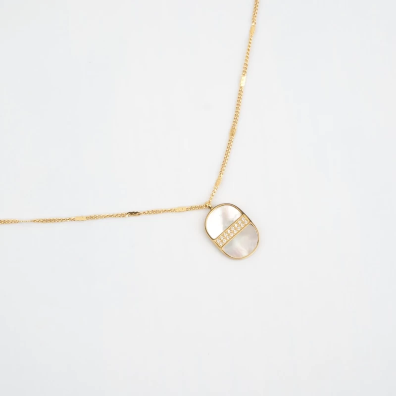 Shell gold necklace - Zag Bijoux