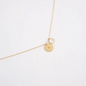 Sand gold necklace - Zag Bijoux