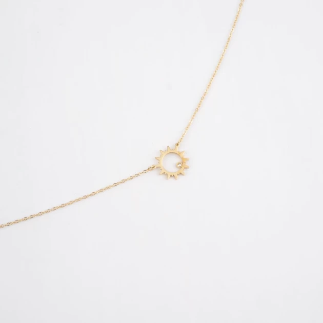 Oursin gold necklace - Zag...