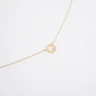 Oursin gold necklace - Zag Bijoux