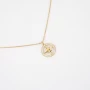 Eclipse gold long necklace - Zag Bijoux
