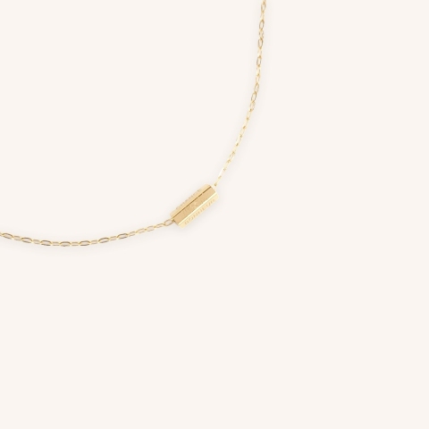 Hapiness gold necklace - Zag Bijoux
