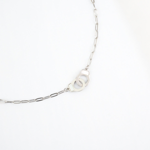 Vanessa silver necklace - Zag Bijoux