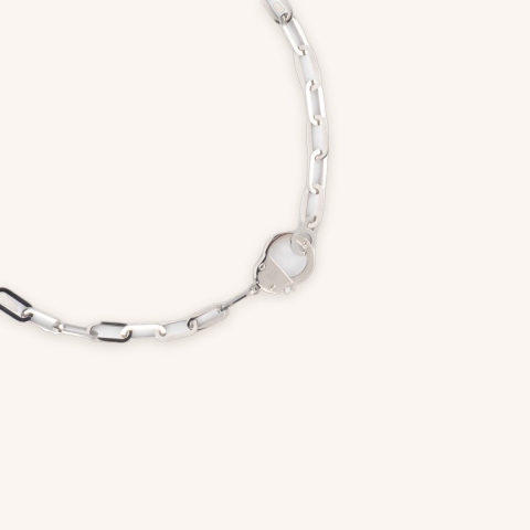 Hook silver necklace - Zag Bijoux