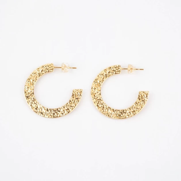 Kate gold hoop earrings -...
