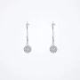 Light silver hoop earrings - Zag Bijoux