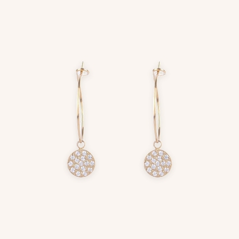 Light gold hoop earrings - Zag Bijoux