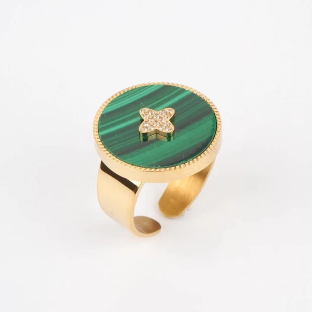 Hera green gold ring - Zag...