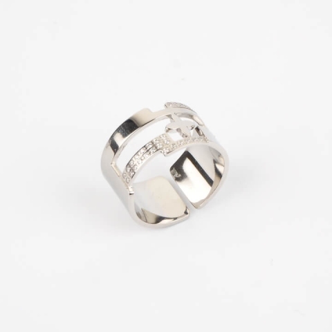 Bague Luxor en acier - Zag Bijoux