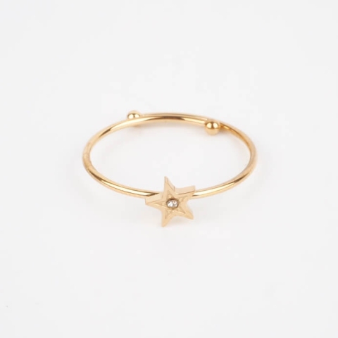 Ours gold ring - Zag Bijoux