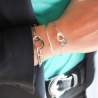 Hook silver bracelet - Zag Bijoux