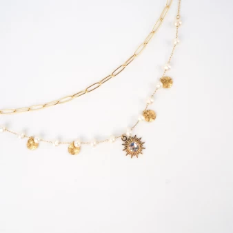Siloe white gold necklace - Bohm Paris