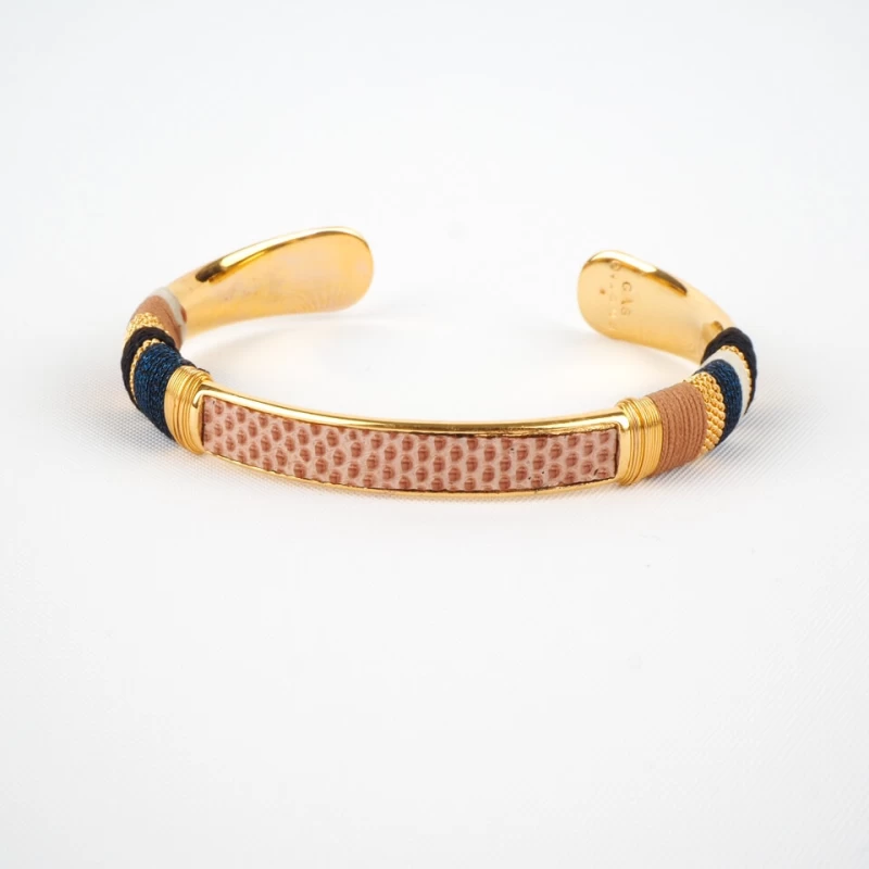 Bracelet jonc Massai or - Gas bijoux