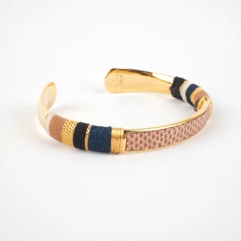 Massai gold bangle bracelet - Gas bijoux