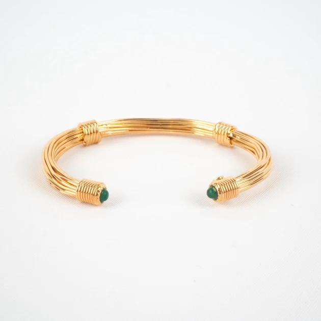 Ariane green gold bangle...