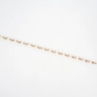 Cruz white gold bracelet - Anartxy