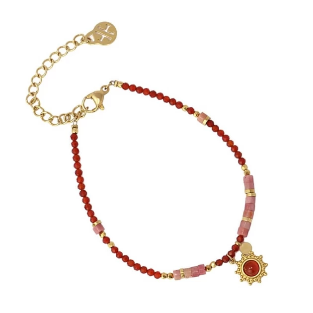 Bombay red gold bracelet -...
