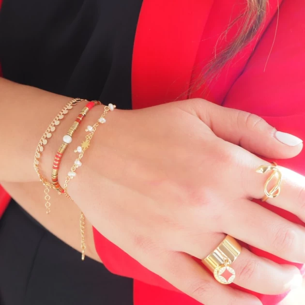 Michigan gold bracelet -...