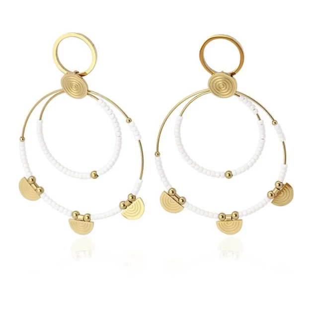 Newport white gold earrings...